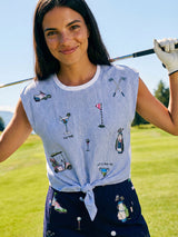 GOLF SIDE BOW TEE