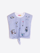 GOLF SIDE BOW TEE