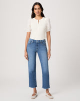 Mason Ankle Straight Jean - Monaco Mist