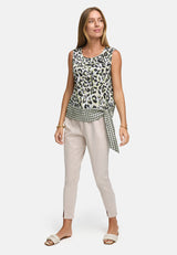 Yellow Leopard Top
