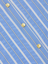 Ellery Poplin Shirt - Allure Blue/White Stripe