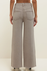 Entourage Knit Denim Pant - Oyster