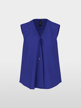 Sleeveless Pleated Top