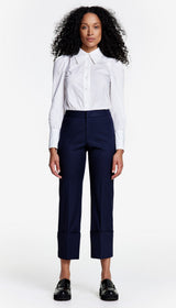 Cuffed Flood Pant - Deep Navy