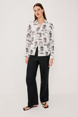 Charli shirt - Ivory Bengal