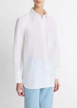 Cotton Relaxed Straight Shirt