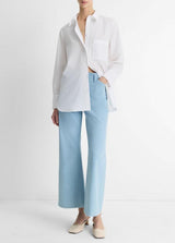 Cotton Relaxed Straight Shirt