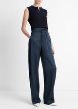 Double-Waistband Drawstring Pant