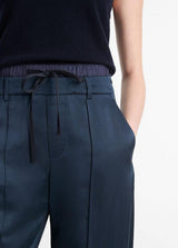 Double-Waistband Drawstring Pant