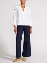 The Eila Popover - White