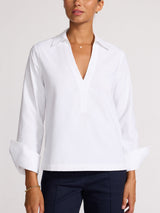 The Eila Popover - White