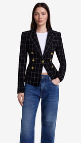 Mini Not a DB Blazer - Black Grid