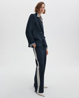 Frank Mixed-Media Blazer