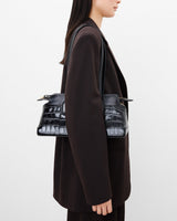 Greta Shoulder bag - Croco Black