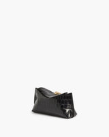 Hanna Clutch - Croco Black