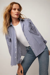Isabel Shirt - Blue Stripe