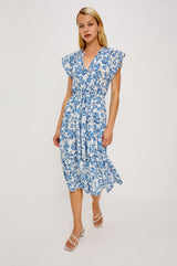 Juni Dress - Azure Jasmine