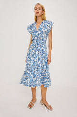 Juni Dress - Azure Jasmine