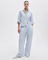 Lucia Striped Poplin Shirt