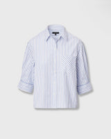 Lucia Striped Poplin Shirt