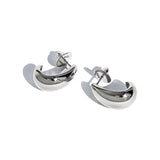 Luna Hoops - Small - Silver