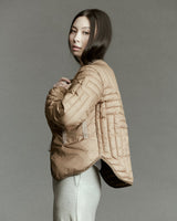 L Chev Bomber Reversible - Cocoa & Clay