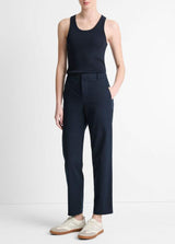 Mid-Rise Italian Stretch-Cotton Chino Pant - Coastal Blue