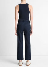 Mid-Rise Italian Stretch-Cotton Chino Pant - Coastal Blue