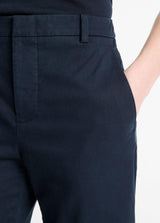 Mid-Rise Italian Stretch-Cotton Chino Pant - Coastal Blue