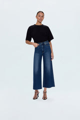 Lana Crop High Rise Ultra Wide Leg Jean - Broadway
