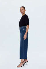 Lana Crop High Rise Ultra Wide Leg Jean - Broadway