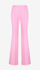 Pintuck Flare Pant - Hibiscus
