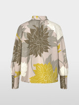 Blouse with floral pattern
