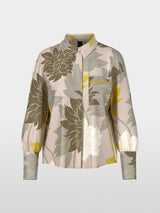 Blouse with floral pattern