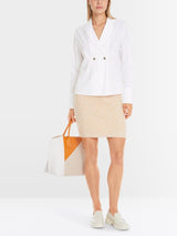 Blouse in jacket style