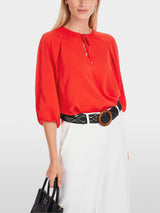 Wide Rethink Together aglan blouse - Flame Red