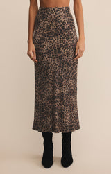 Izabel Leopard Skirt