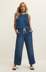 Daycation Denim Utility Pant - Deep Water
