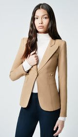 Classic Duchess Blazer - Camel