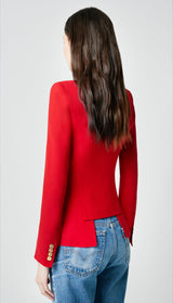 Classic Duchess Blazer - Red