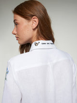 EMBROIDERED FLOWERS SHIRT