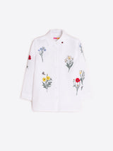 EMBROIDERED FLOWERS SHIRT