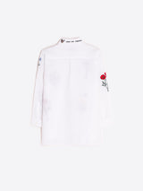 EMBROIDERED FLOWERS SHIRT