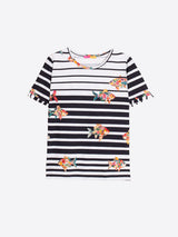 STRIPED FISH TEE