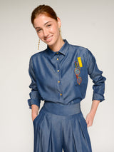 DENIM TEACHER SHIRT