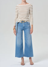 Lyra Wide Leg Crop Clean Hem - Andante