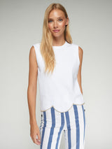 WAVY HEM TANK