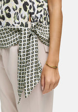 Yellow Leopard Top