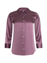 Dani Silk Blouse - Dusky Orchid