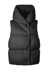 Rhoda Hooded Vest - Black